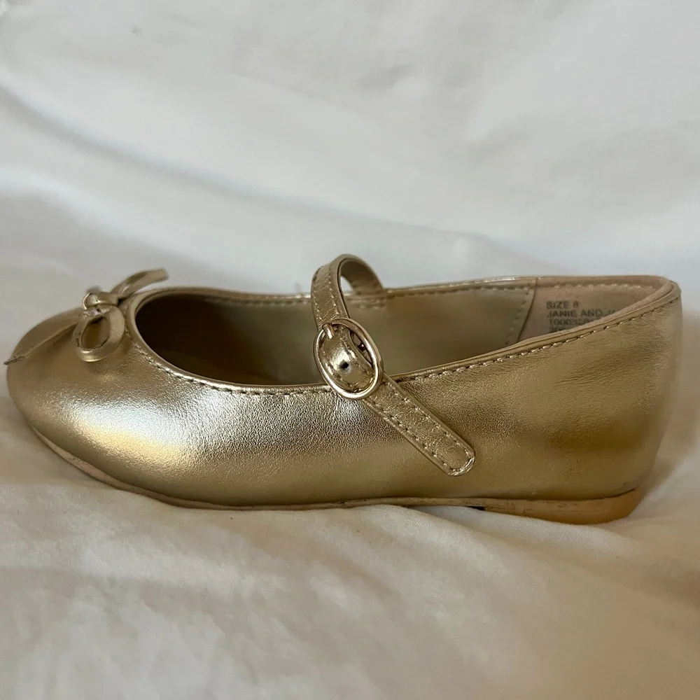 Janie and Jack Gold Dress Shoes
